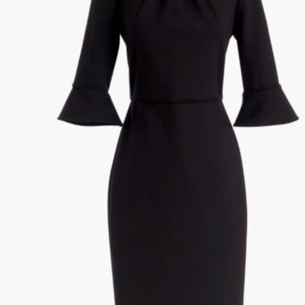 Jcrew Bell Sleeve Stretch Ponte Dress, 10T